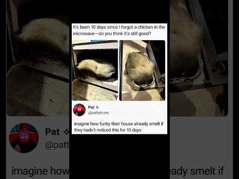 10-day-old chicken? the smell must be wild 🤢 | Subscribe for more #motivation 😊👍