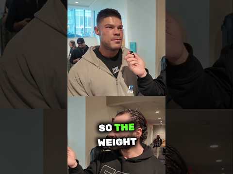 Wesley at the Weigh In 😎 Arnold Classic #classicphysique #weighin