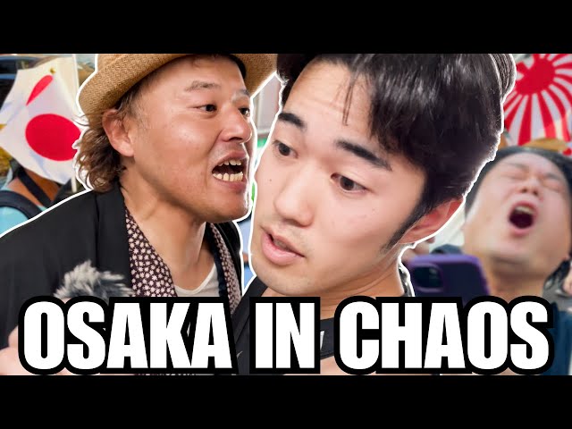 Image of Chaos Erupts Between Japanese Patriots and Antifa at Anti-Immigration Rally