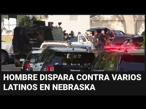 Hombre dispara contra varios latinos en Nebraska: tres niños entre 3 y 10 años están hospitalizados