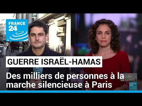 Guerre Israël-Hamas : des milliers de personnes réunies à Paris pour une marche silencieuse