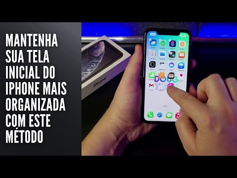 Mantenha sua tela inicial do iPhone mais organizada com este método