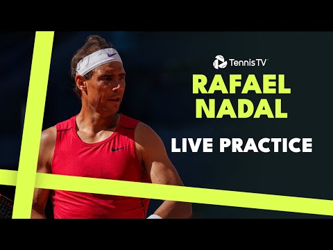 LIVE: Rafael Nadal Practices Before Madrid Opener vs Blanch!