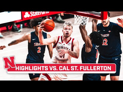 Cal State Fullerton At Nebraska | Highlights | Big Ten Men's Basketball ...