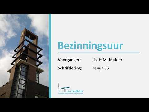 Bezinningsuur 23-09-2026 vanuit de Pniëlkerk Veenendaal