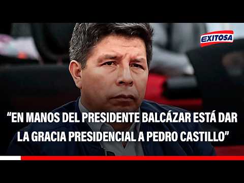🔴🔵 Liberación de Pedro Castillo está en manos del presidente Balcázar, señala Domingo Pérez