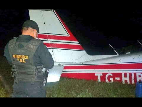 Avioneta accidentada en Río Dulce