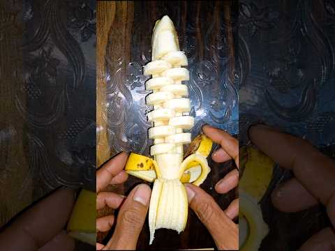 Tasbih/Next-Level Fruit Cutting Banana 🍌 Carving #trending #short