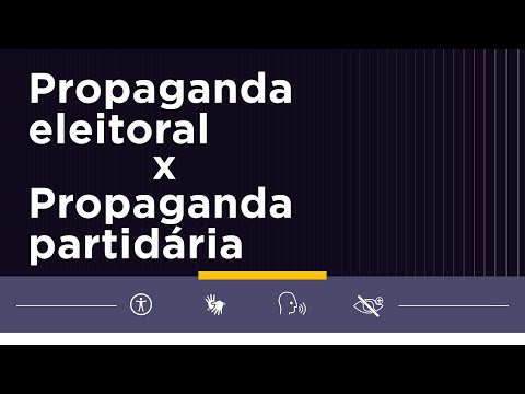 Propaganda partidária ou eleitoral?