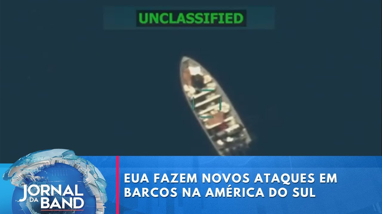 EUA fazem novos ataques em barcos na América do Sul