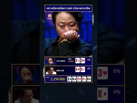 Hú Hồn đống chip còn nguyên | Triton Poker #wikipoker #tritonpoker #shortvideo #highlights
