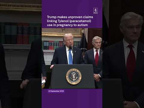 Trump links Tylenol to austism