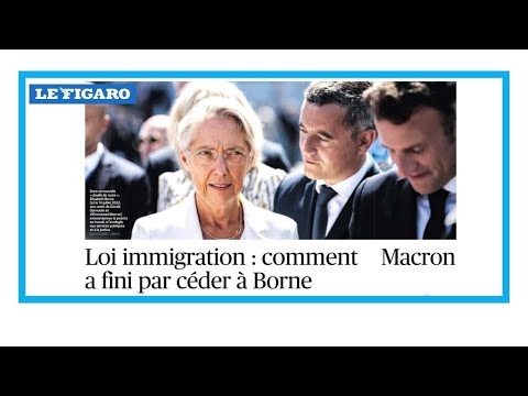 Loi immigration : comment Macron a fini par céder à Borne • FRANCE 24