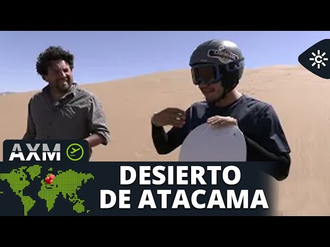 Andalucía X el mundo | Practicamos el sandboarding, snowboard sobre las dunas del desierto