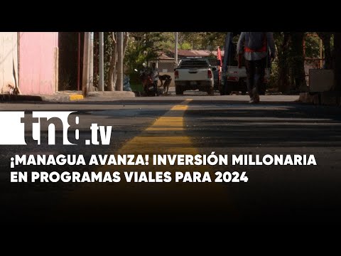 Mejoras en Managua: Barrio Edgar Land con calles recién recarpeteadas