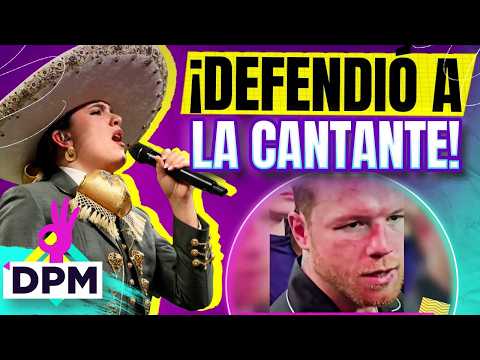 ‘Canelo’ Álvarez REACCIONA a ERROR de Camila Fernández en el Himno Nacional | De Primera Mano