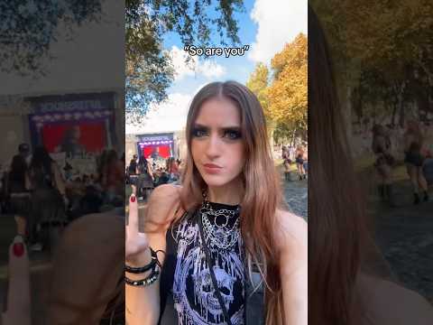 Am I a poser? 😱 #metalhead #metal #rock #alternative #festival