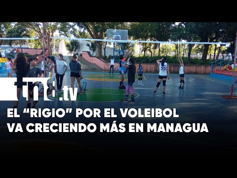 Voleibol, deporte que cada vez agarra más «rigio» en Managua