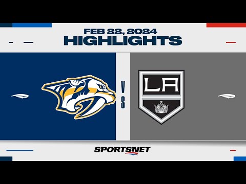 NHL Highlights | Predators vs. Kings - February 22, 2024