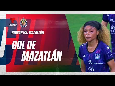 Goal Olga Massombo - Chivas Femenil vs Mazatlán 0-1 | Telemundo Deportes