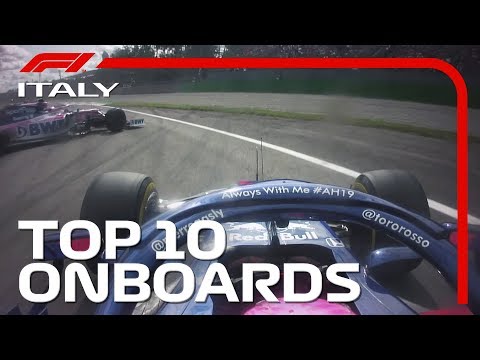 Crazy Collisions, Epic Duels And The Top 10 Onboards | 2019 Italian Grand Prix