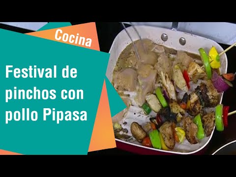 Receta de festival de pinchos con pollo Pipasa | Cocina