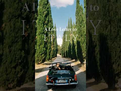 A Love Letter to Italy 🍷