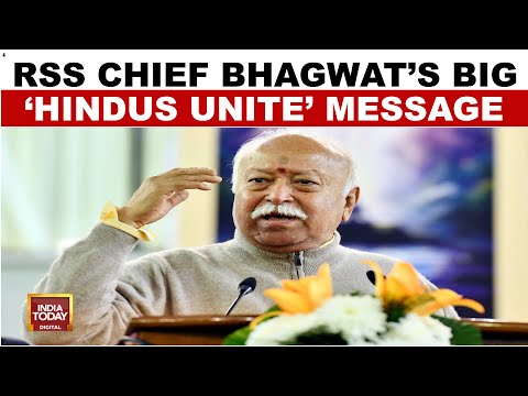 RSS Chief Mohan Bhagwat Calls For Hindu Unity, Equality Across Castes And Regions | India Today