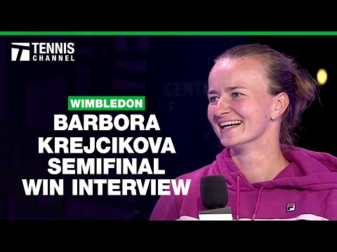 Barbora Krejcikova Talks About Emotional Win Over Rybakina | 2024 Wimbledon Semifinal