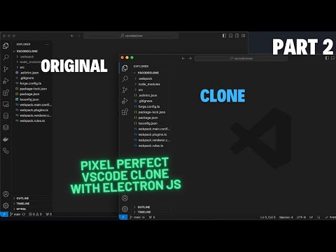 Full VSCode Clone With Electron JS, React JS, Monaco Editor Library & CSS Grid - Part 2