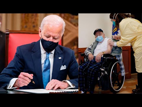 Biden firma orden ejecutiva para que funcionarios de EE.UU. se vacunen - En Contacto Diario