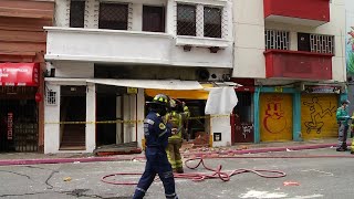 Cuatro heridos por explosión en el Centro - Teleantioquia Noticias