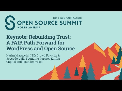 Keynote: Rebuilding Trust: A FAIR Path Forward for WordPress and O... Karim Marucchi & Joost de Valk