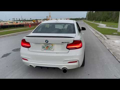 BMW M240i 4” FULL STRAIGHT PIPE pure sound
