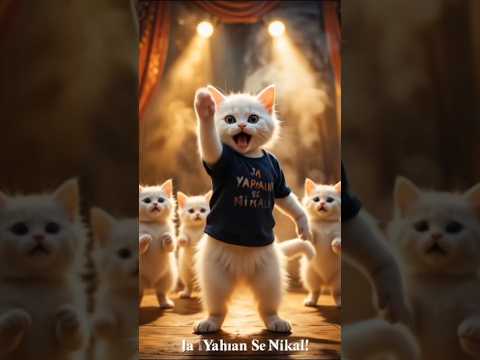 “Ja Yahan Se Nikal! – A Bollywood Cat Showdown 🐾”#ai #saiyaara #shorts #aixplorelab