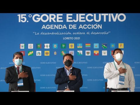 Iquitos: titular de la PCM, Guido Bellido, inauguró el 15.° GORE Ejecutivo