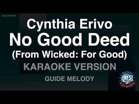 Cynthia Erivo - No Good Deed (From Wicked: For Good) (Melody) (Karaoke Version)