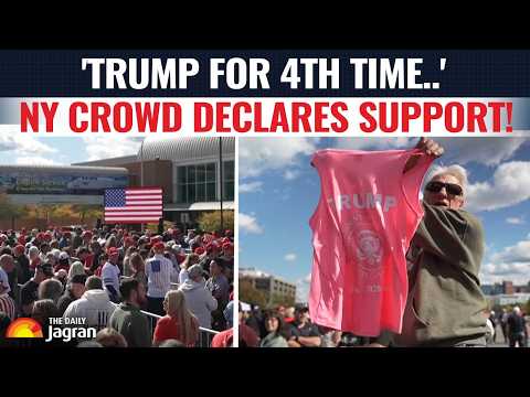 'Trump Again For 4th Time..': NY Crowd Makes Big Declaration | US Midterm