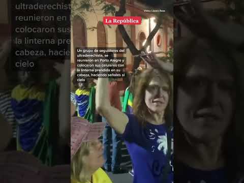 Seguidores de Jair Bolsonaro intentan comunicarse con extraterrestres #shorts
