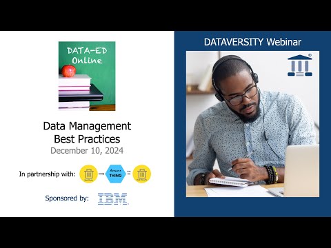 Data-Ed Online: Data Management Best Practices