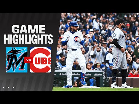 Marlins vs. Cubs Game Highlights (4/20/24) | MLB Highlights