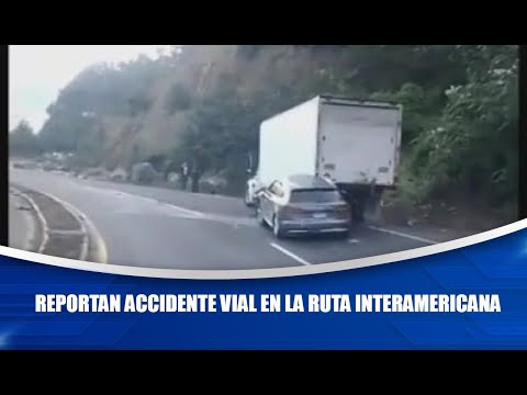 Reportan accidente vial en la ruta Interamericana