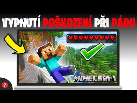 Jak vypnout poškození při pádu v Minecraftu | Návod