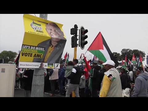 Hundreds attend May Day march in Cape Town in solidarity with the Palestinian people