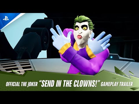 MultiVersus - The Joker “Send in the Clowns!” Gameplay Trailer | PS5 & PS4 Games