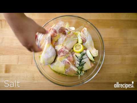 Chicken Recipes - How to Make Roasted Chicken with Lemon and Rosemary