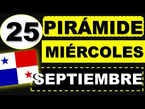 Pirámide de la Lotería de Panamá Miércoles 25 Septiembre 2024 Decenas Suerte Sorteo Miercolito Hoy