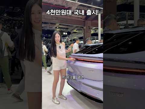 이 차가 4천만원대에 국내 출시한다고? 제네시스 잡겠는데..