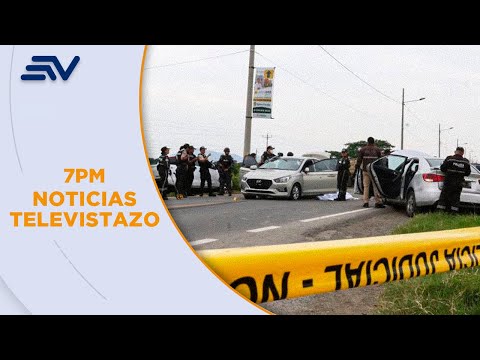 Dos policías de la unidad de inteligencia fueron asesinados en Samborondón | Televistazo | Ecuavisa