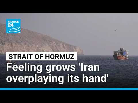 Le Royaume-Uni cherche à construire une coalition navale pour sécuriser la navigation dans le détroit d'Hormuz • FRANCE 24 Anglais